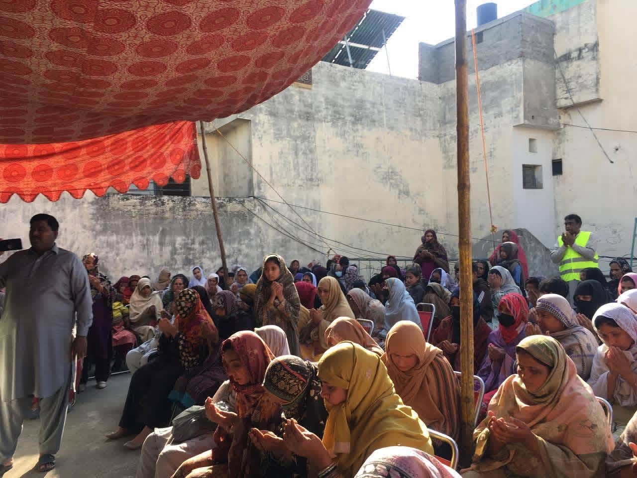 Community gathering and Dua