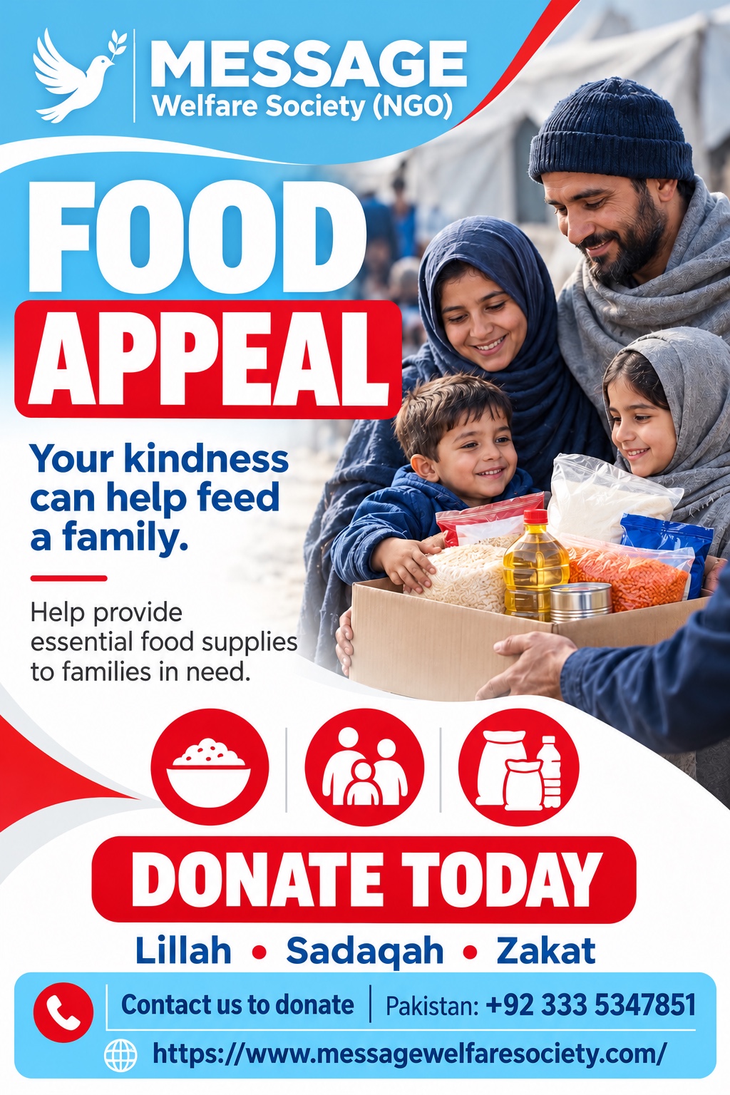 Food appeal — help feed a family